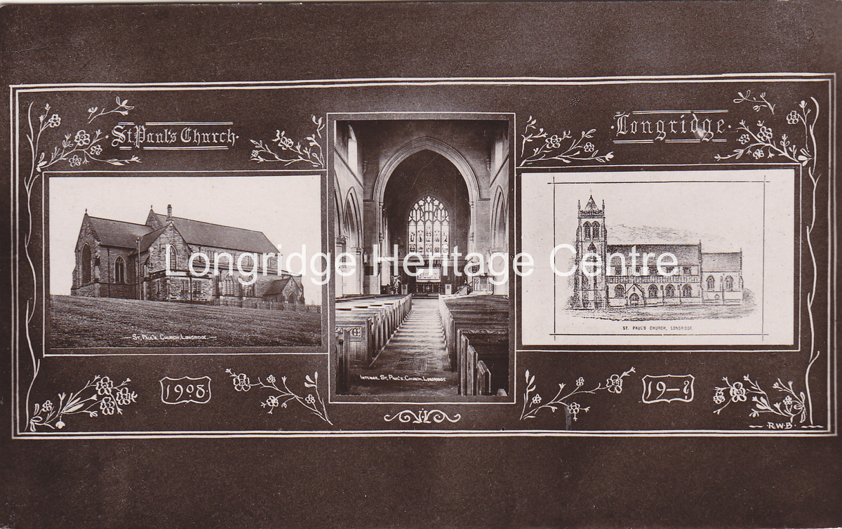 180B - St Paul's Church - Postcard views - Unknown